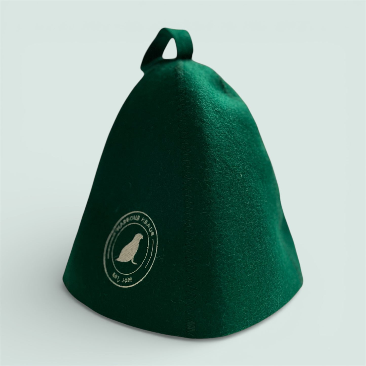 Harbour Heads Algonquin Green sauna hat side view