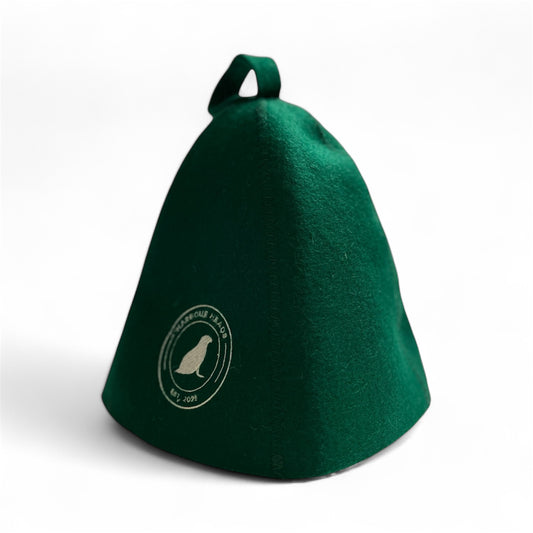 Harbour Heads Algonquin Green sauna hat side view