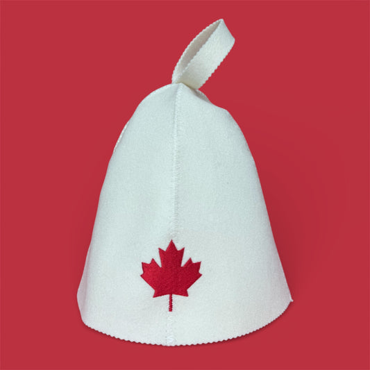 Harbour Heads Canada Day sauna hat back view