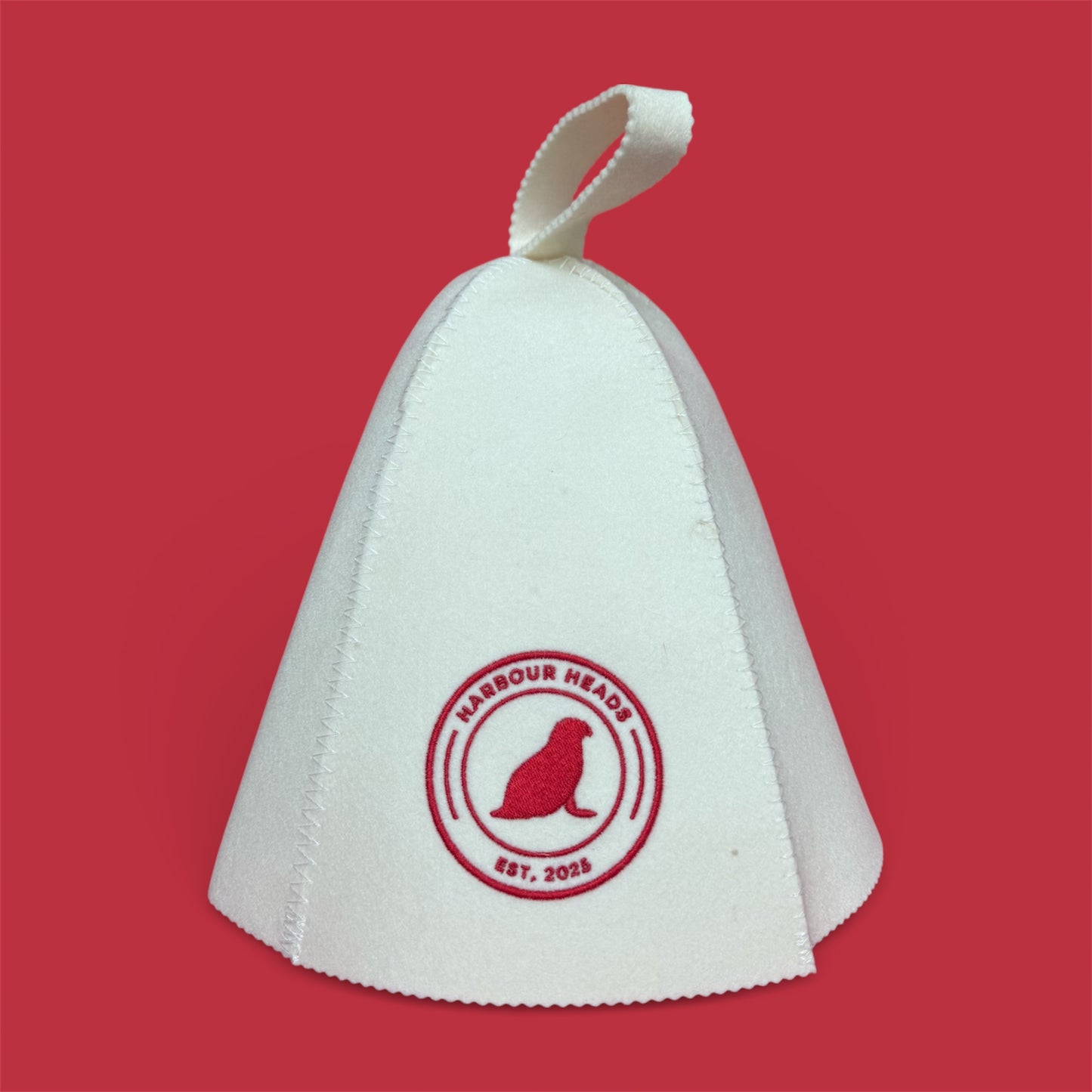 Harbour Heads Canada Day sauna hat front view