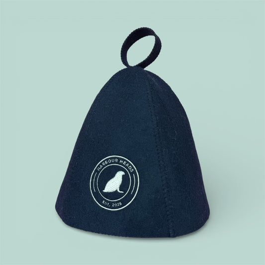 Harbour Heads Ocean Blue sauna hat side view