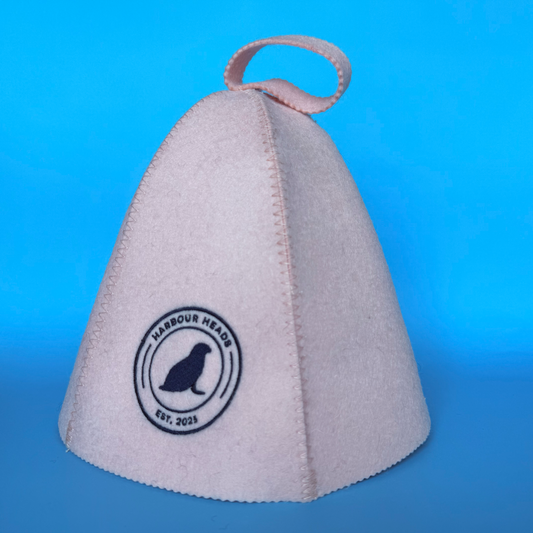 Harbour Heads Seashell Rose sauna hat side view