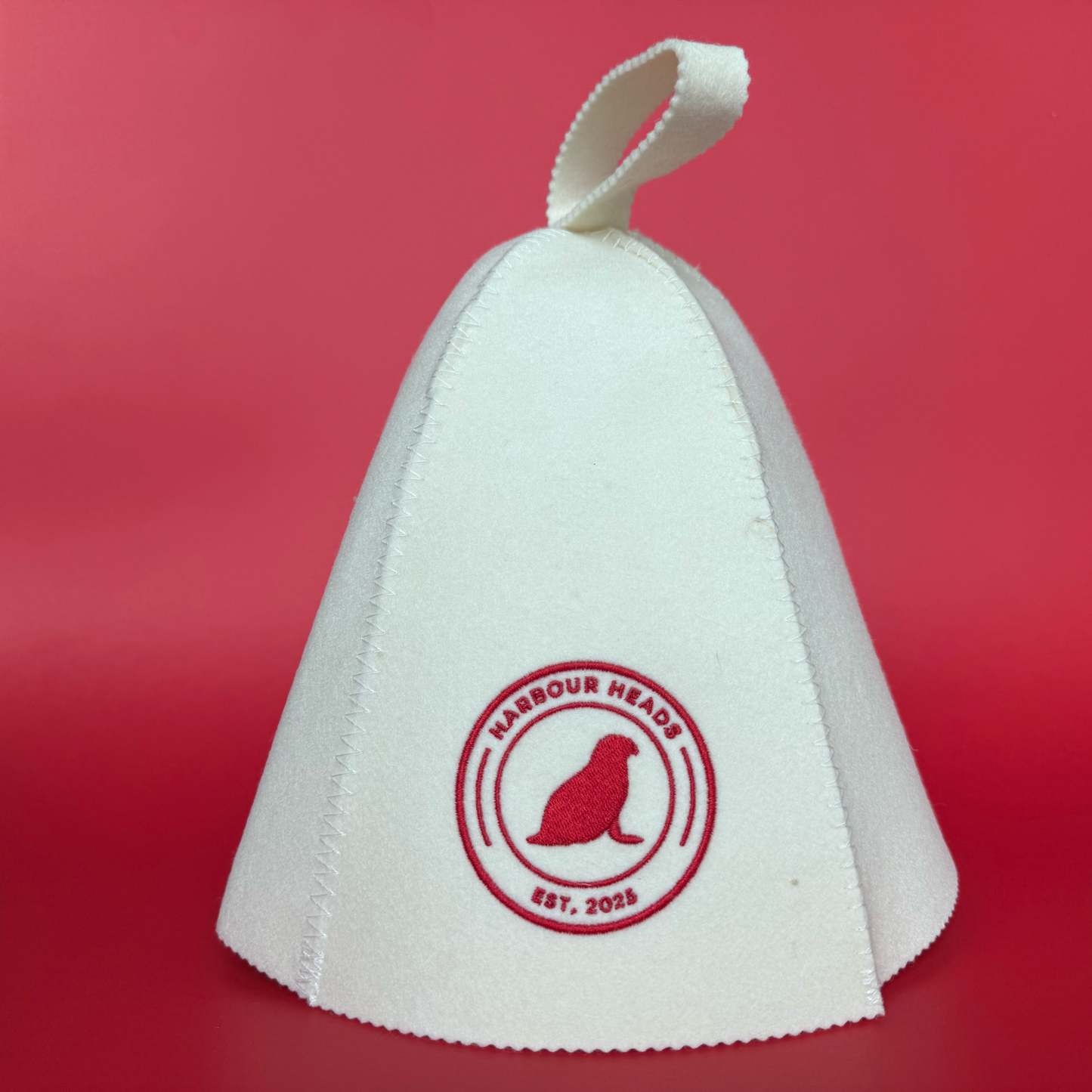 Harbour Heads Canada Day sauna hat front view