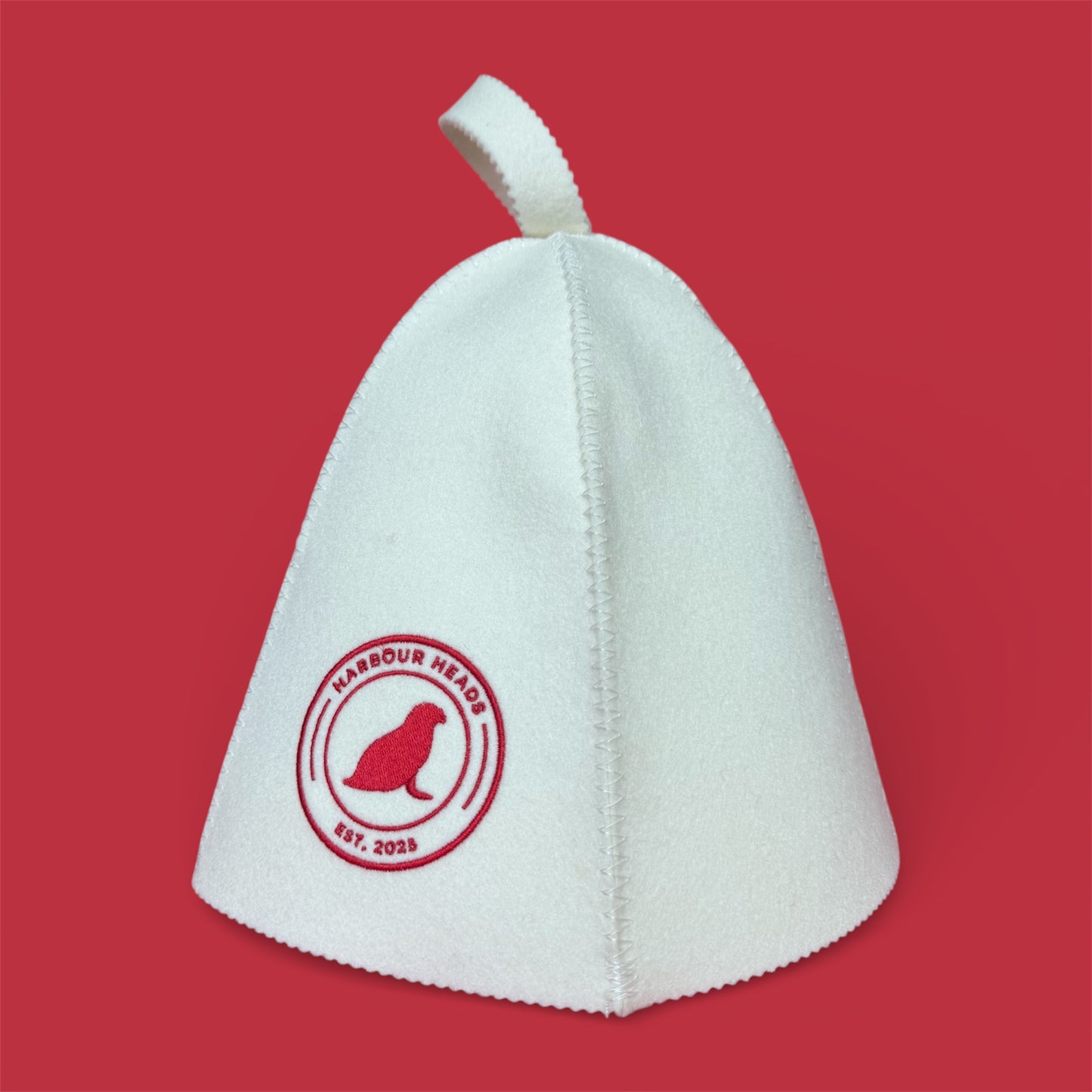 Harbour Heads Canada Day sauna hat side view