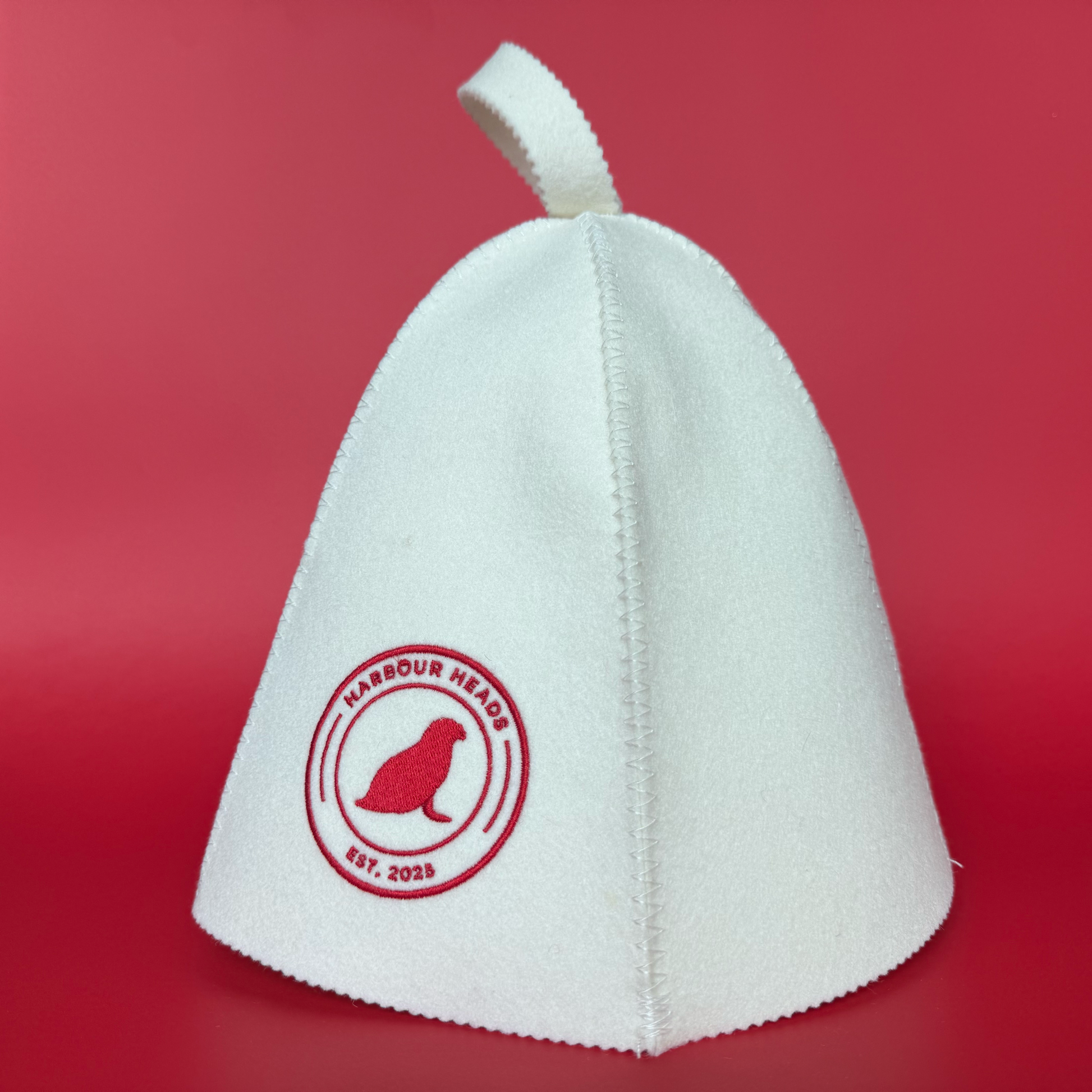 Harbour Heads Canada Day sauna hat side view