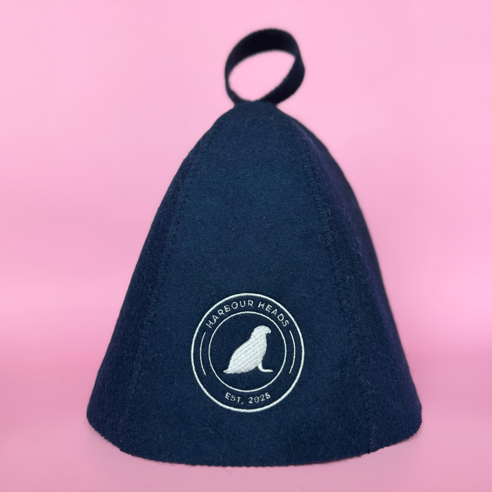 Harbour Heads Ocean Blue sauna hat front view