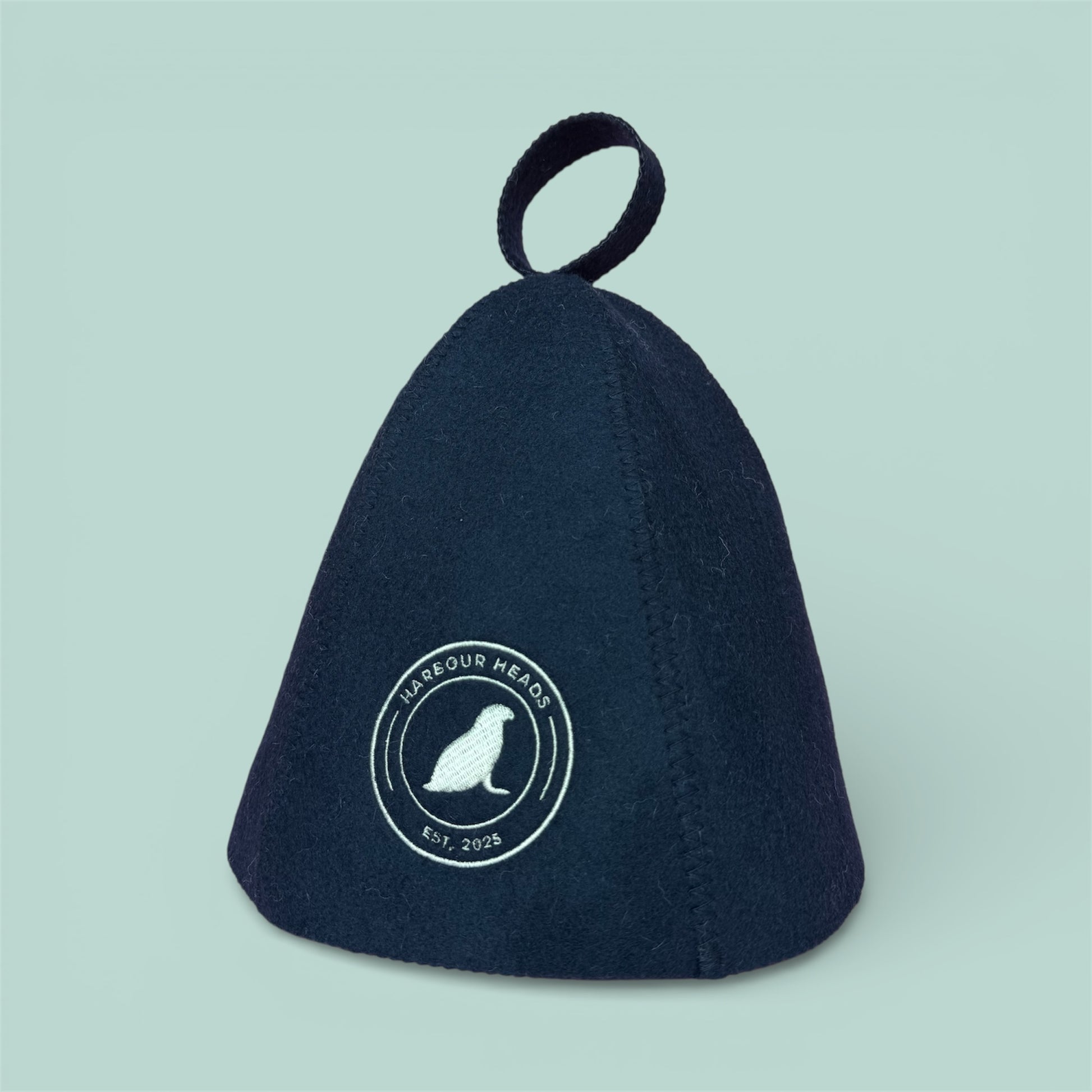 Harbour Heads Ocean Blue sauna hat side view