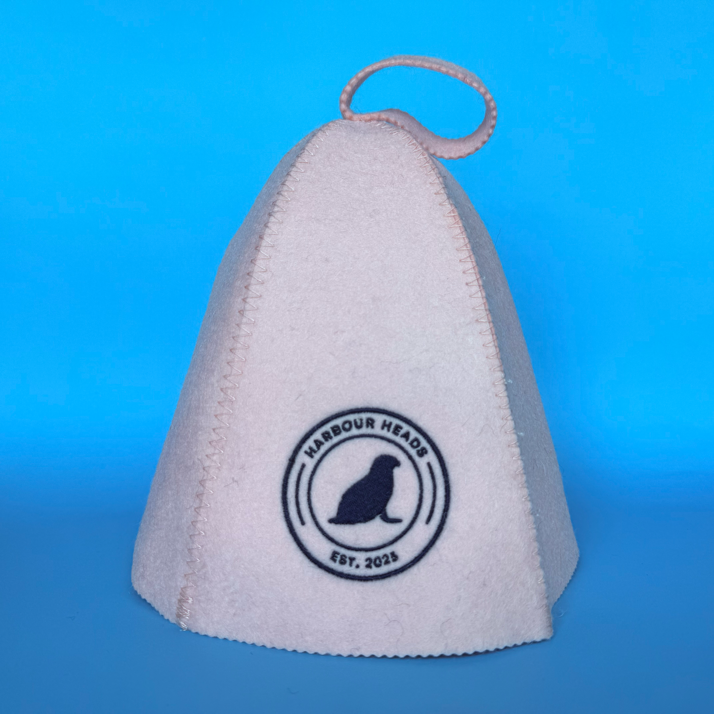 Harbour Heads Seashell Rose sauna hat front view