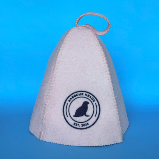 Harbour Heads Seashell Rose sauna hat front view
